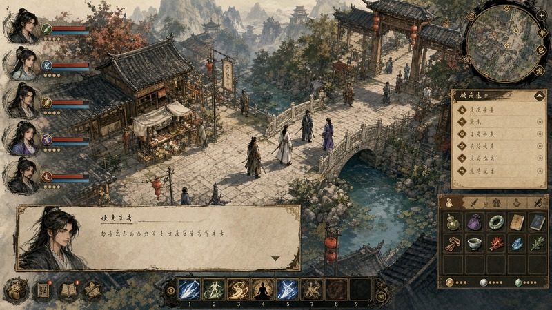 金庸群侠传5爱与死仙狐MOD六周年 玩法展示 画面 4